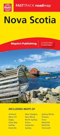 Nova Scotia Road Map Fast Track (Laminated)