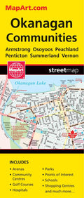 Kelowna & Okanagan Communities Street Map
