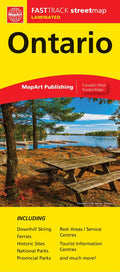 Ontario Road Map Fast Track (Laminated)