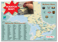 Ontario Provincial Parks Scratch Wall Map 20x28.5