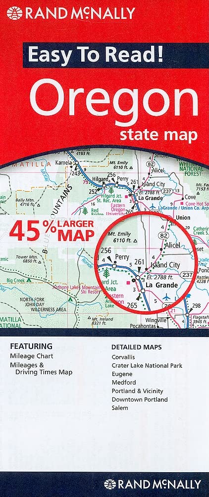 Oregon State Map