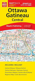 Ottawa Gatineau Road Map Fast Track (Laminated)