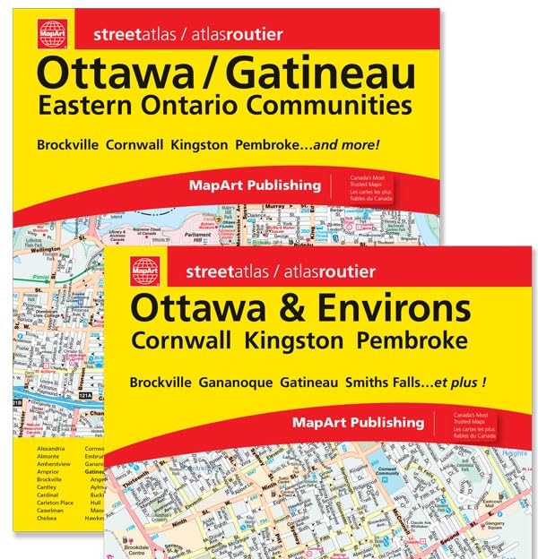 Ottawa Gatineau Eastern Ontario Communities Street Atlas