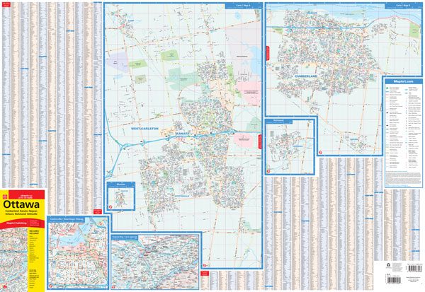 Ottawa & Area Street Map