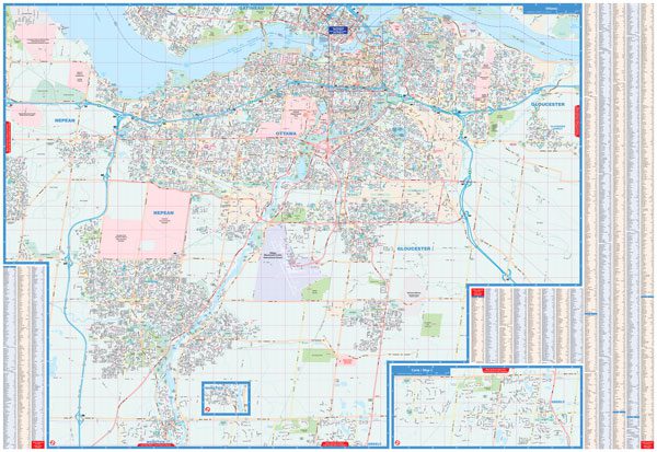Ottawa & Area Street Map