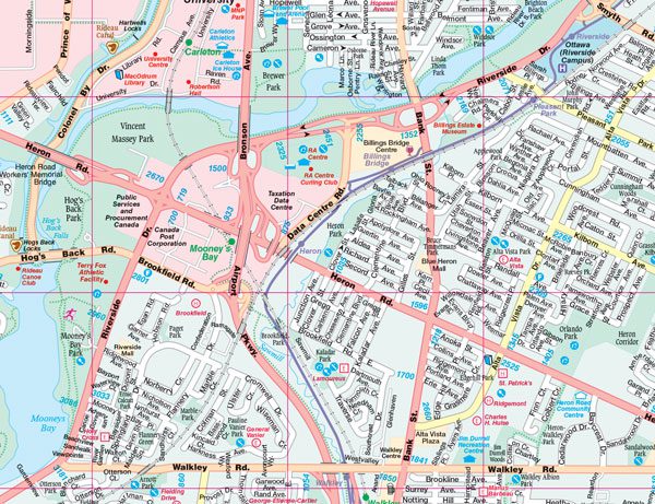 Ottawa & Area Street Map