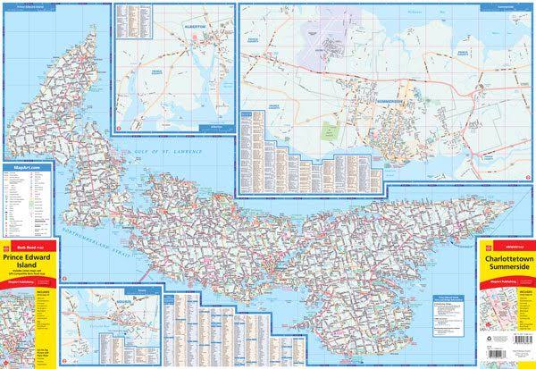Prince Edward Island Road Map