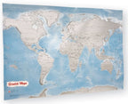 World Scratch Wall Map 20x28.5