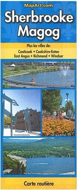 Sherbrooke Magog Road Map (French)