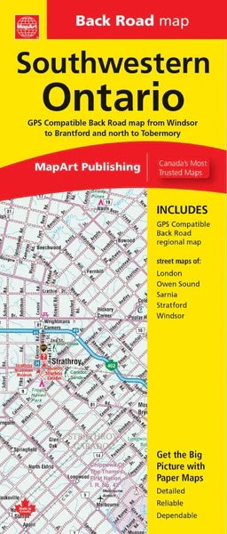 Southwestern Ontario Road Map