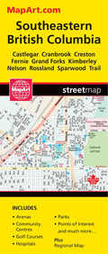 Southeastern British Columbia Street Map