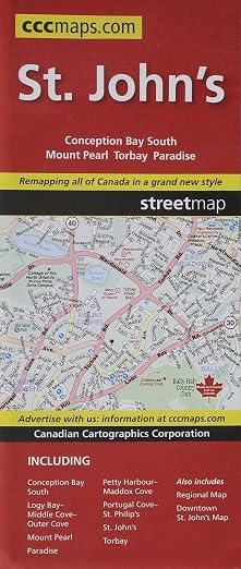 St. John's Newfoundland Map