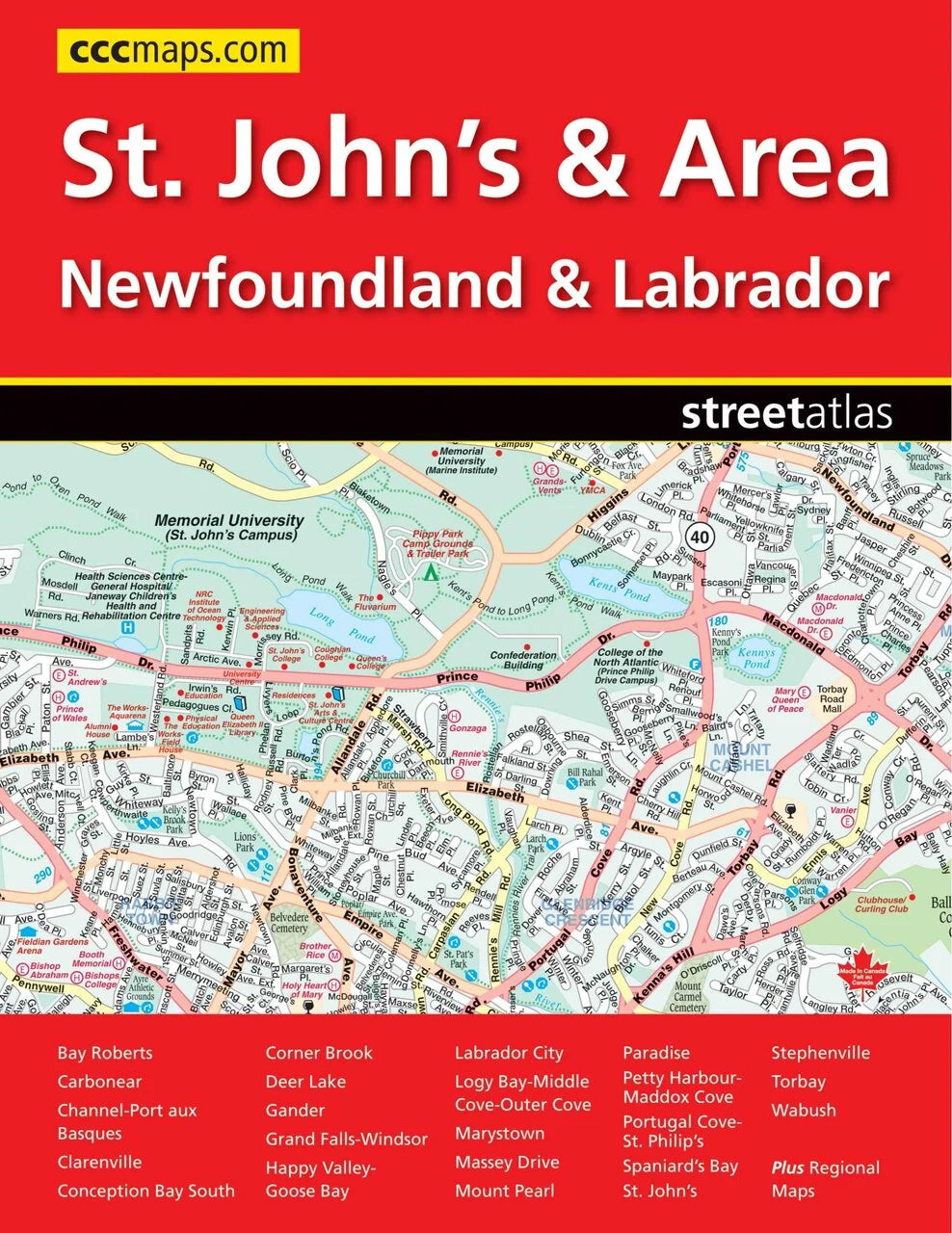 St. John's & Area, Newfoundland & Labrador Street Guide