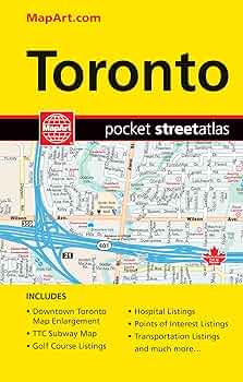 Toronto Downtown Street Map (Pocket Size)