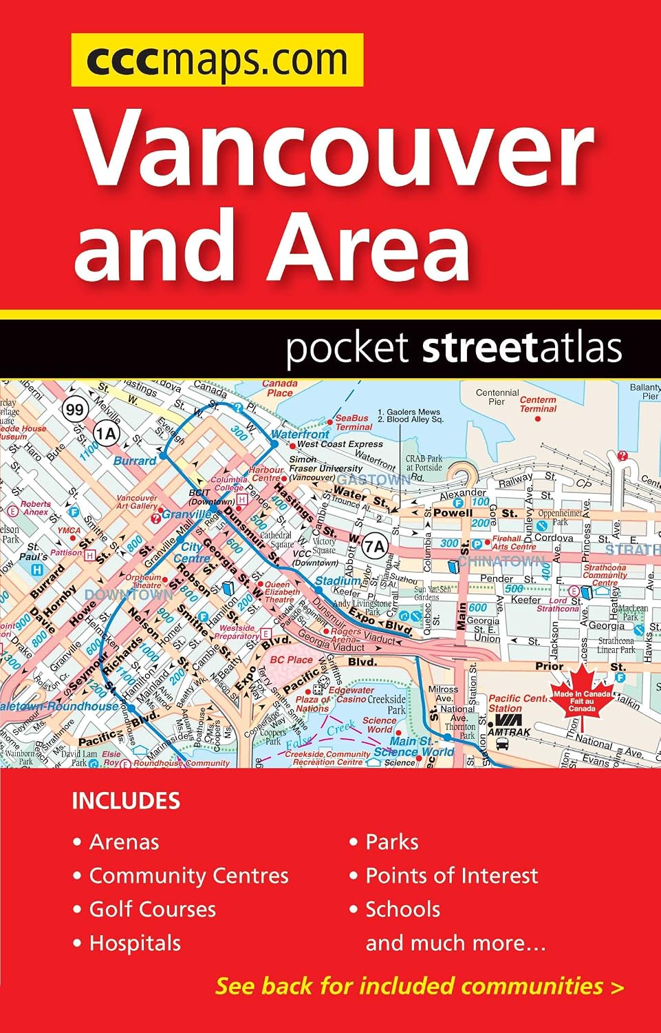 Vancover & Area Street Atlas (Pocket Size)