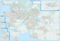 Vancouver Wall Map 41x59 Laminated