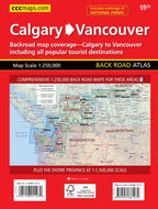 Vancouver to Calgary Back Road Atlas