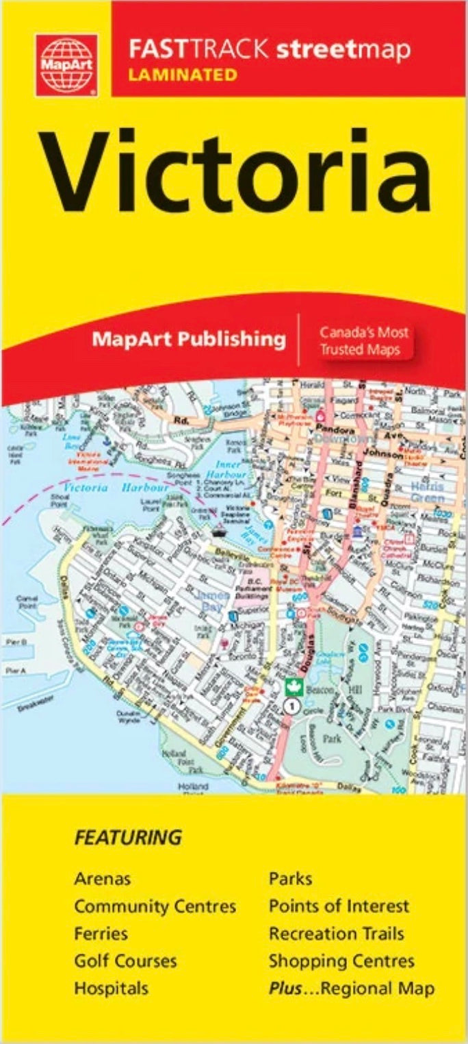 Victoria Street Map Fast Track (Laminated)