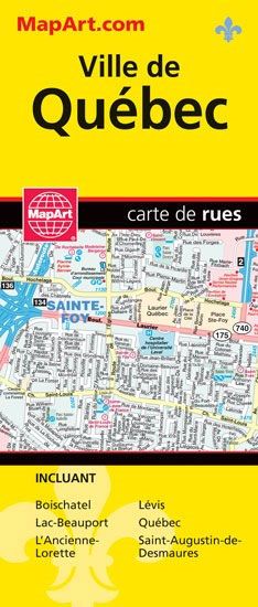 Ville de Quebec Street Map (French)
