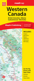 Western Canada Road Map