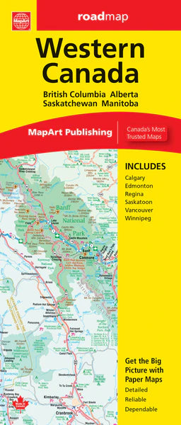 Western Canada Road Map