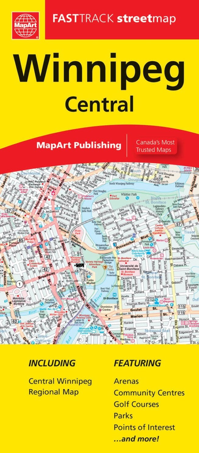 Winnipeg Street Map Fast Track (Laminated)