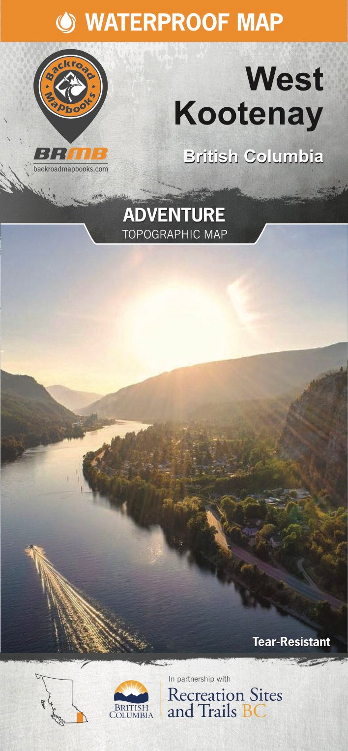 West Kootenay BC - Recreation Map