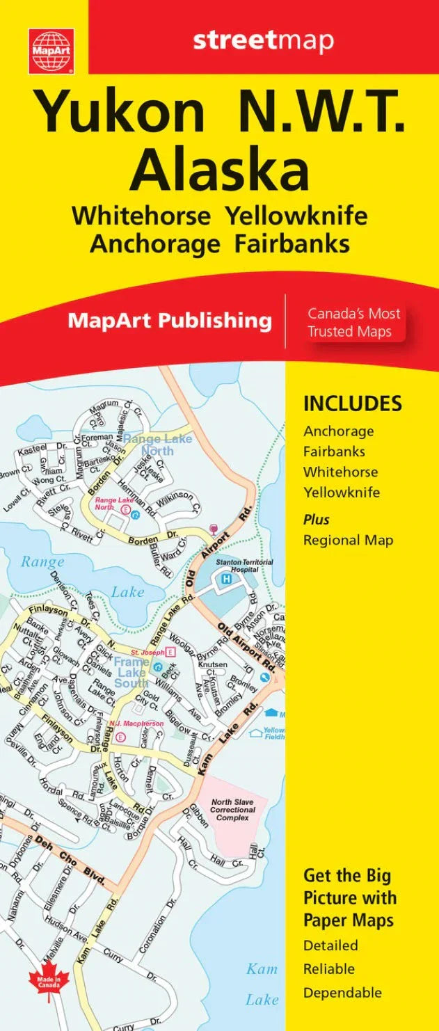 Yukon, NWT and Alaska Road Map